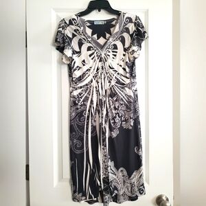 Women"s Medium Black and white dress